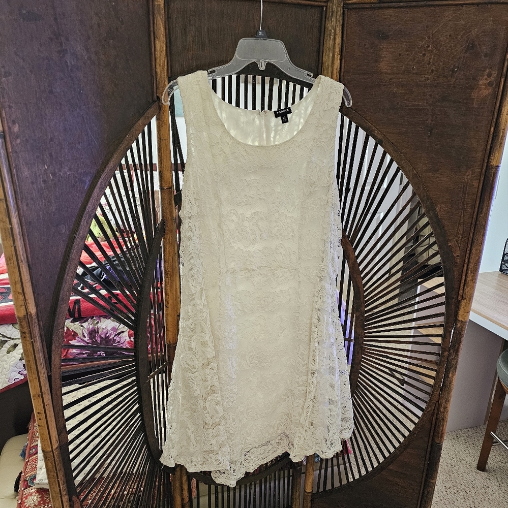 Torrid size 22 white lace dress